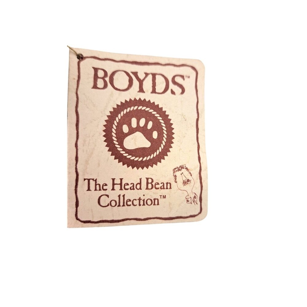 Vintage Boyds Bears Love You Grandma Teddy Plush 8" Plaid Heart Bow Pillow Gift - Picture 3 of 12